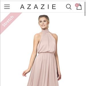Azazie Landry Dusty Rose bridesmaid dress